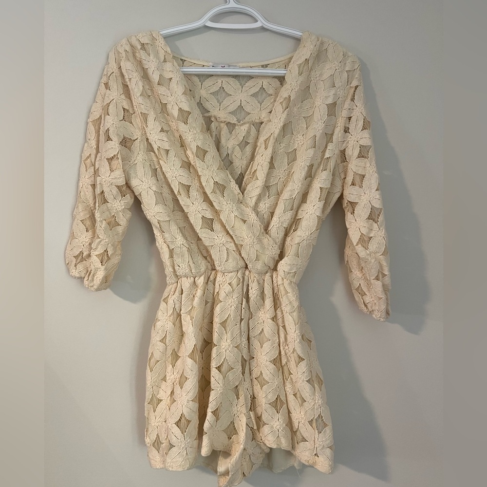 Lace romper